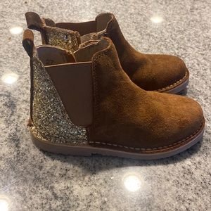 Childrenchic Glitter and Suede Boot
